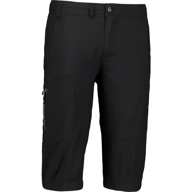 Nordblanc Črne moške lahke outdoor kratke hlače POINT
