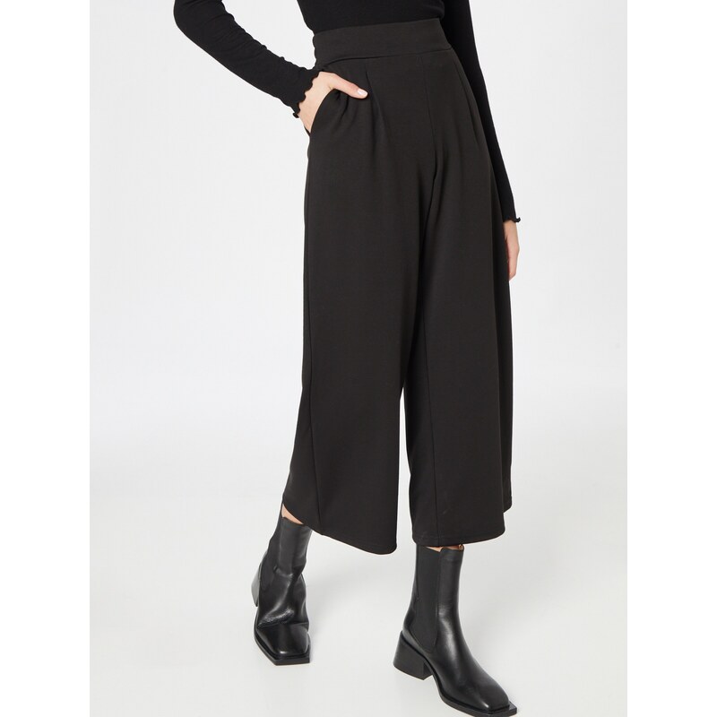 ICHI Hlače z naborki 'Kate' črna