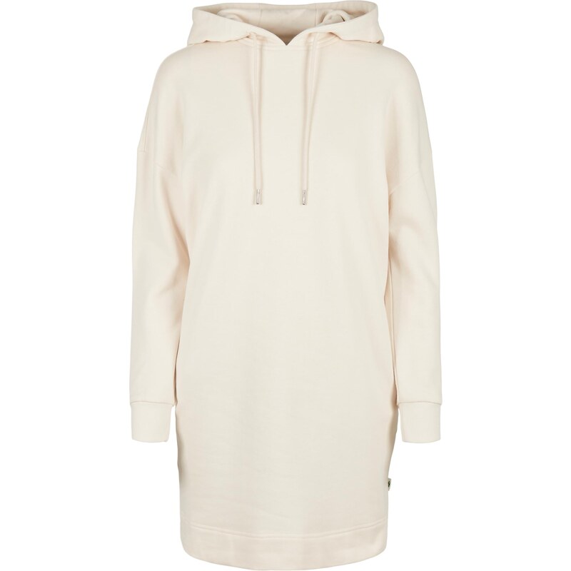 Urban Classics Women's Organic Oversized Terry Dress with Hood whitesand
