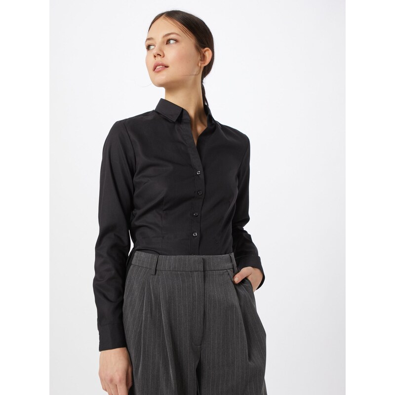 SEIDENSTICKER Bluza 'Schwarze Rose' črna