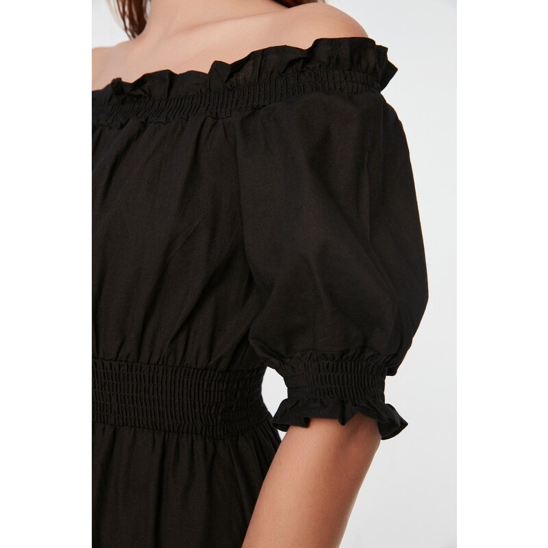 Ženska obleka Trendyol Pleated