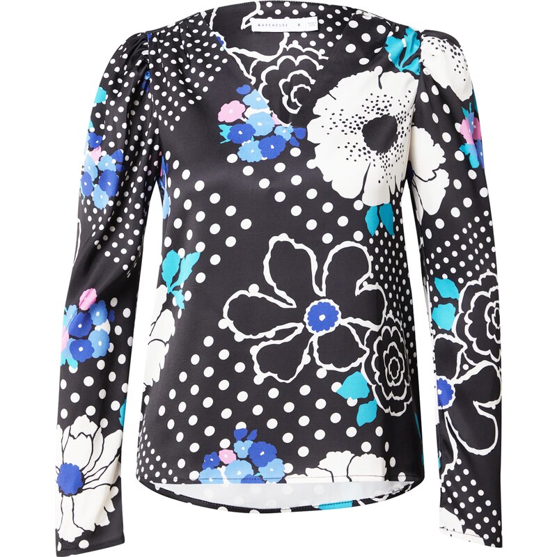 Warehouse Majica mešane barve / črna