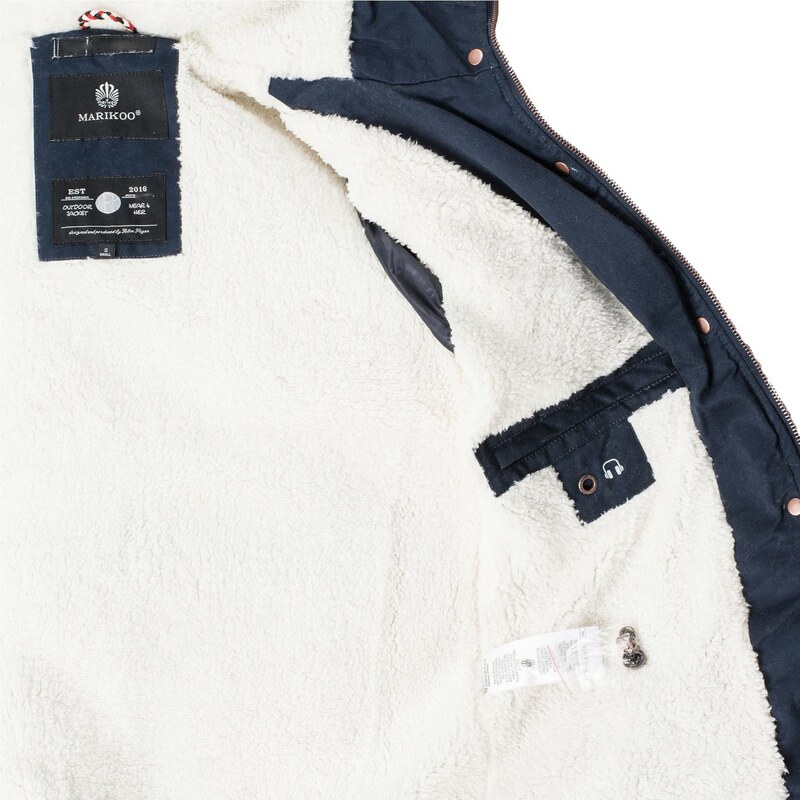 MARIKOO Zimska jakna 'Manolya' mornarska