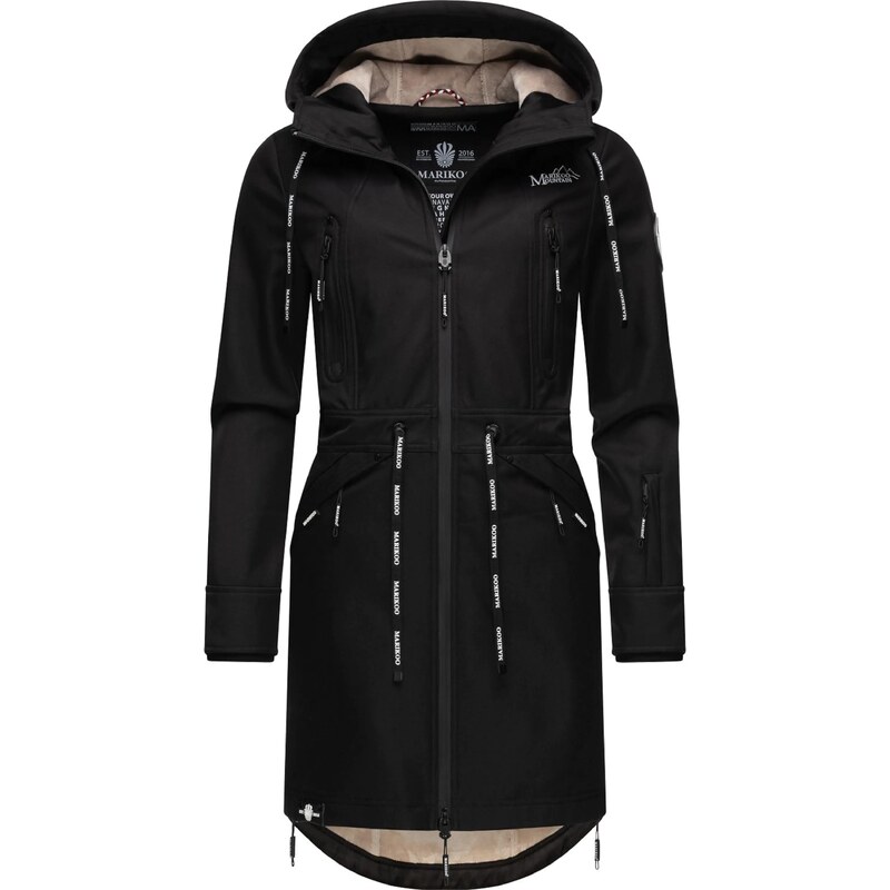 MARIKOO Prehodna jakna črna