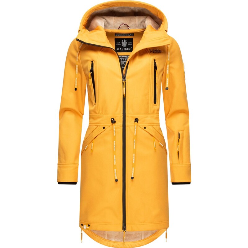 MARIKOO Prehodna jakna zlato-rumena