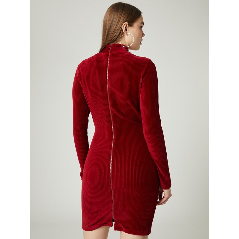 VIERVIER Obleka 'Alea' bordo