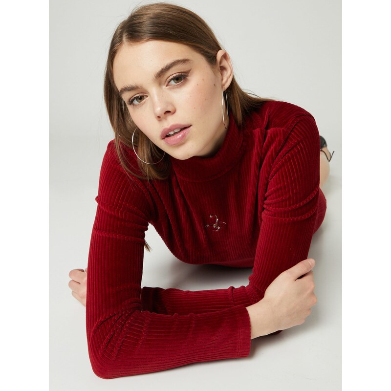 VIERVIER Obleka 'Alea' bordo