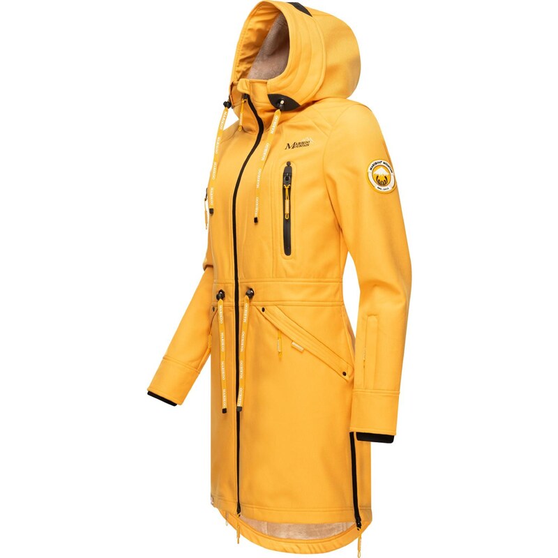 MARIKOO Prehodna jakna zlato-rumena