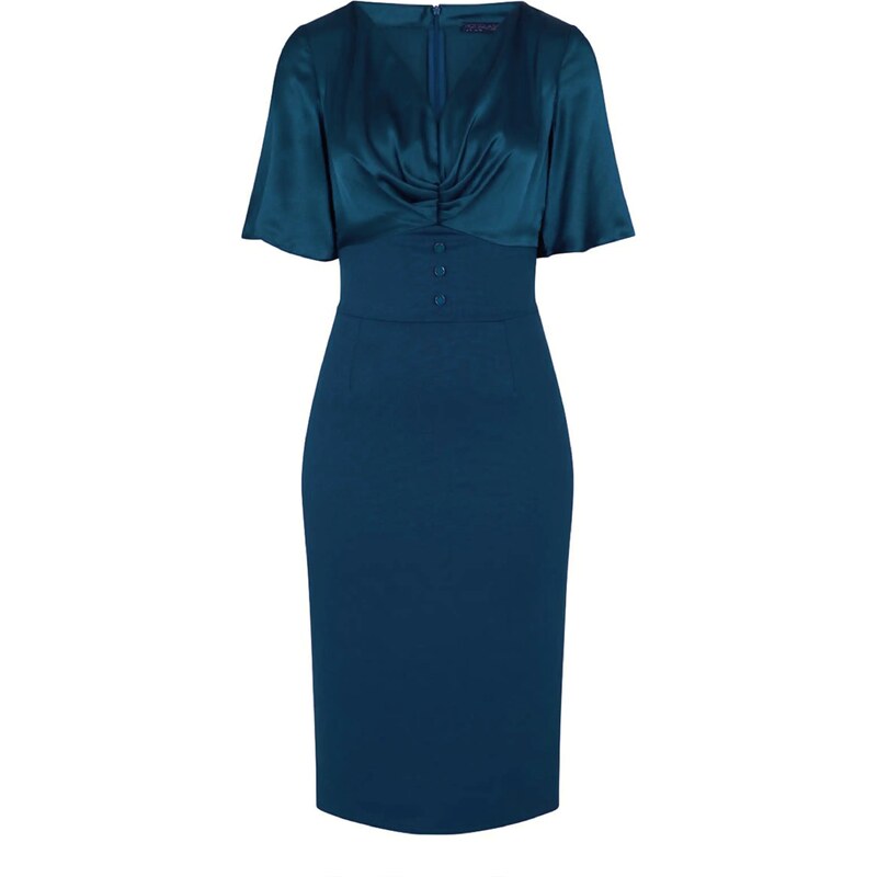 HotSquash Koktejl obleka 'Emma' petrol