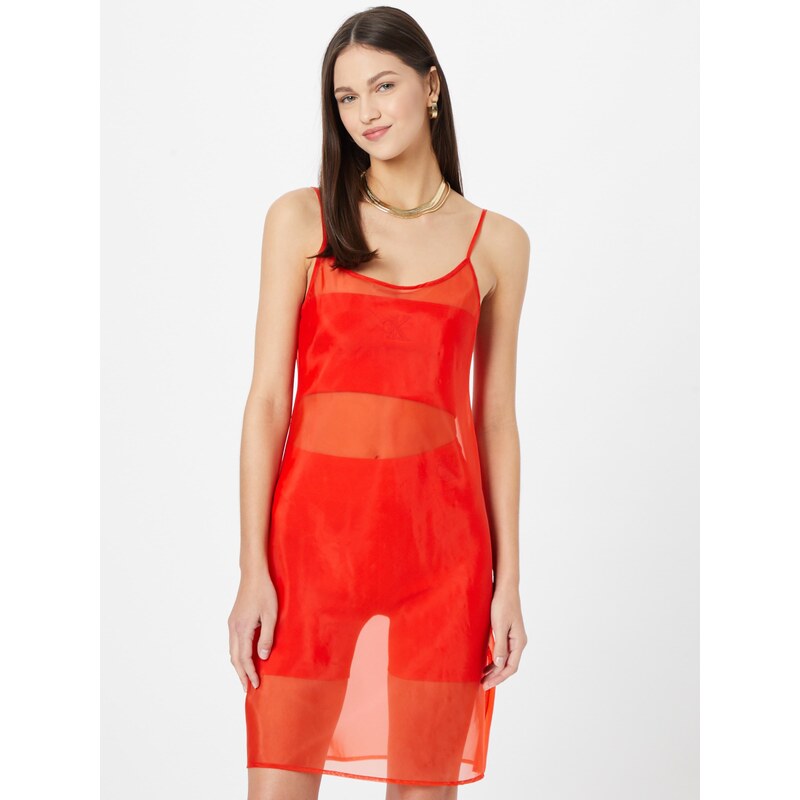 Calvin Klein Jeans Obleka oranžna
