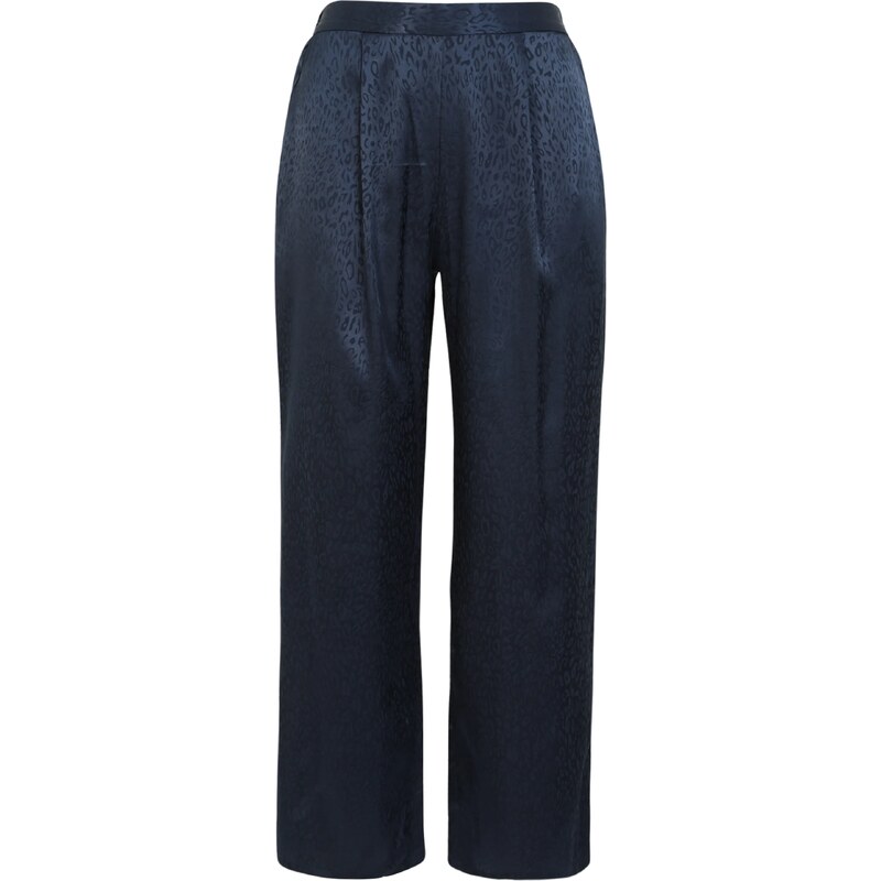 Wallis Petite Hlače z naborki mornarska / temno modra