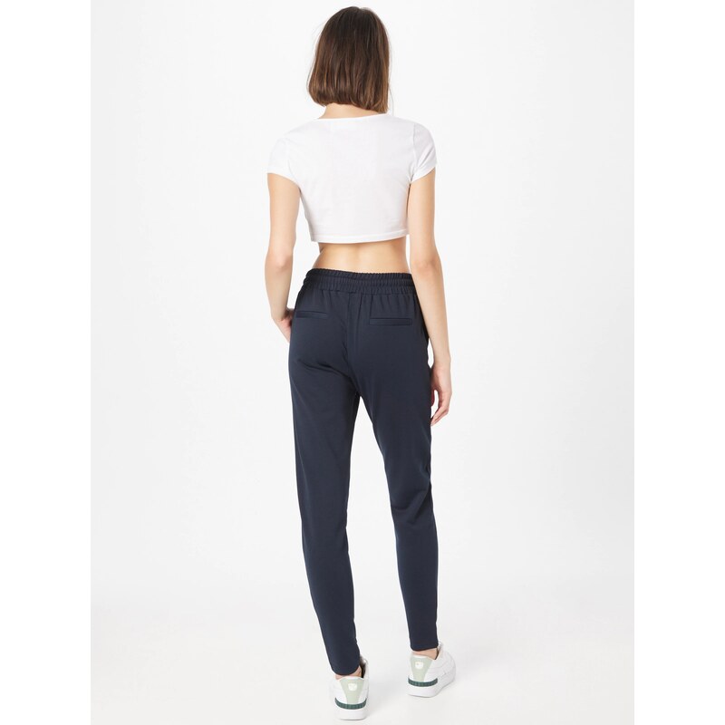 ICHI Hlače z naborki 'IHKate' mornarska