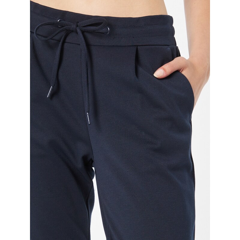 ICHI Hlače z naborki 'IHKate' mornarska