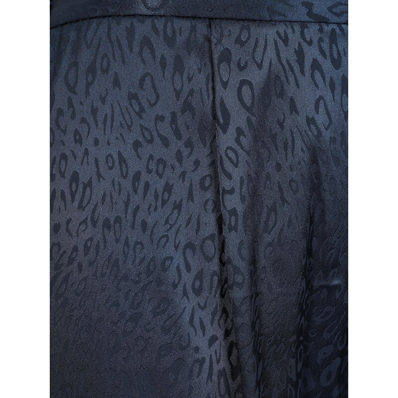 Wallis Petite Hlače z naborki mornarska / temno modra