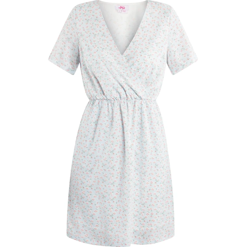 MYMO Poletna obleka svetlo modra / mešane barve