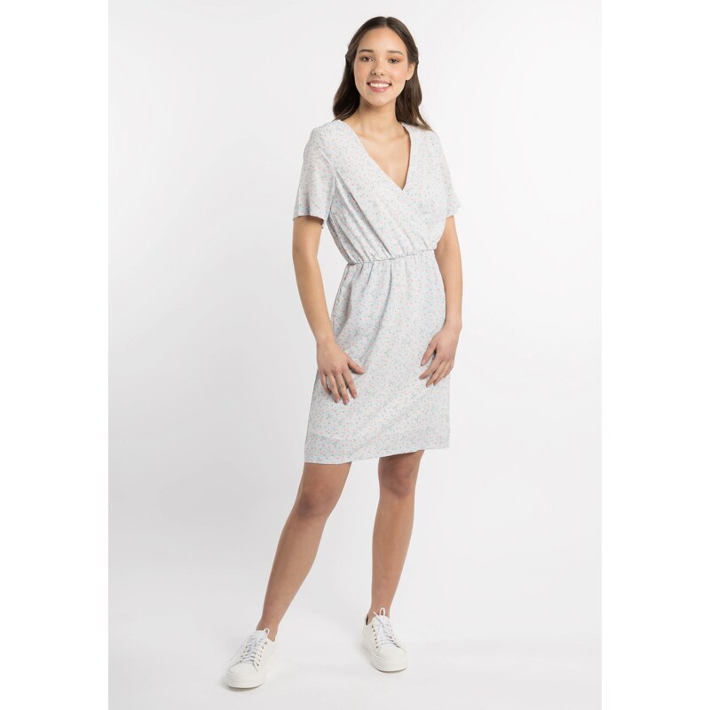 MYMO Poletna obleka svetlo modra / mešane barve