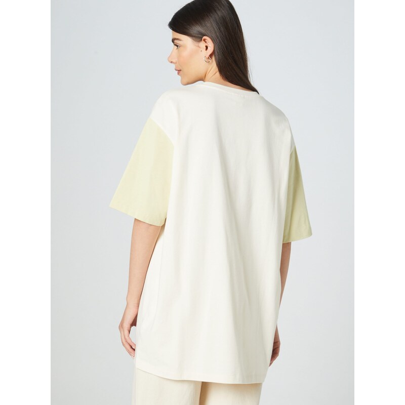 ABOUT YOU x Alvaro Soler Majica 'Ramon' bež / kremna / mešane barve