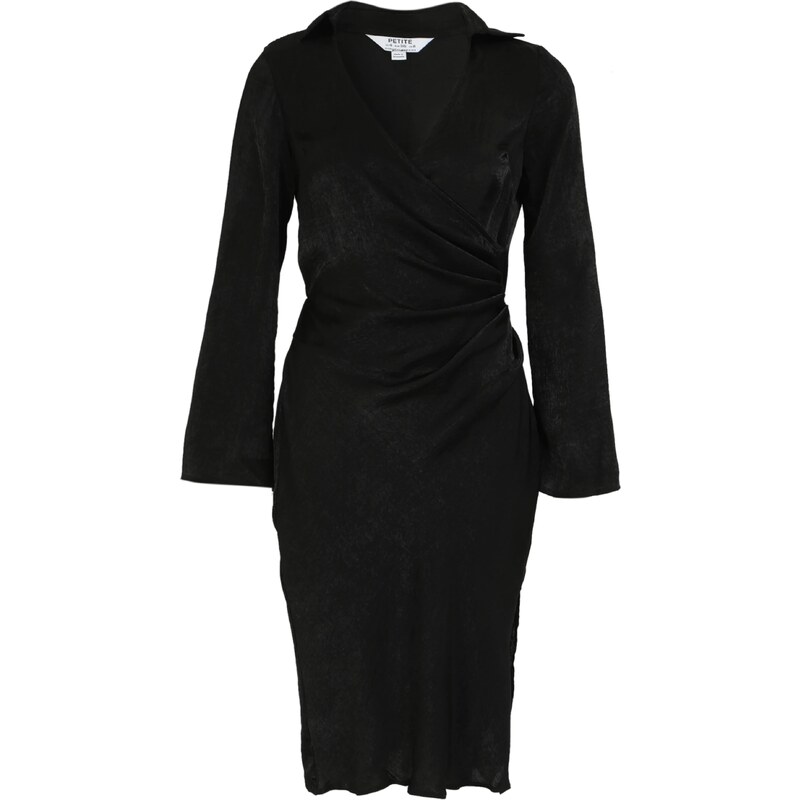 Dorothy Perkins Petite Dolga srajca črna