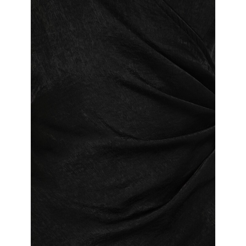 Dorothy Perkins Petite Dolga srajca črna