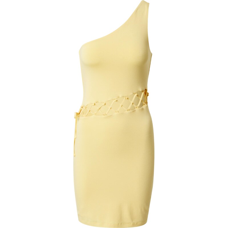 ABOUT YOU x Sofia Tsakiridou Obleka 'Alma' rumena