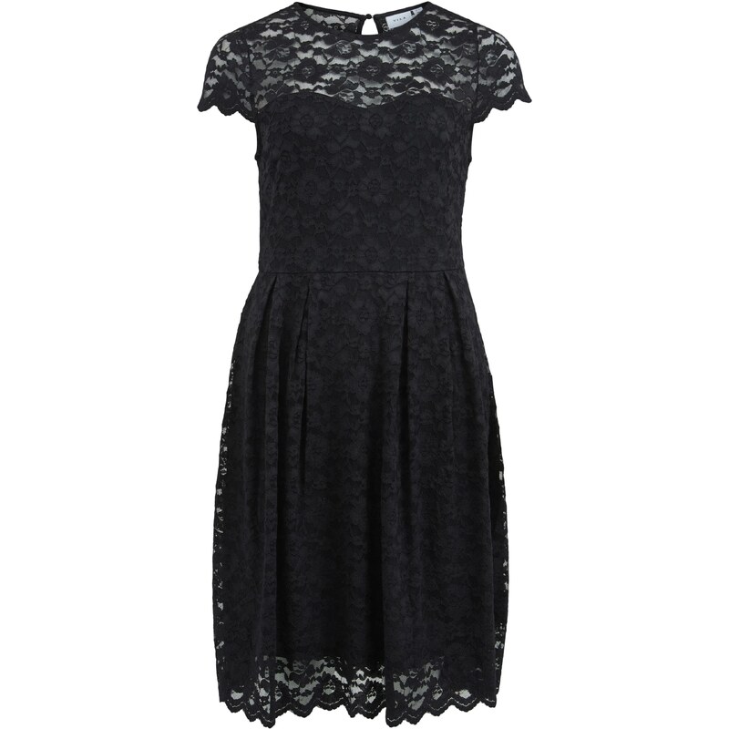 VILA Koktejl obleka 'VIKalila' črna