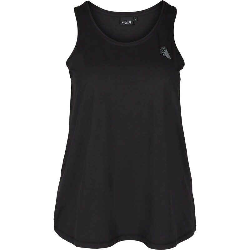 Active by Zizzi Športni top črna / bela