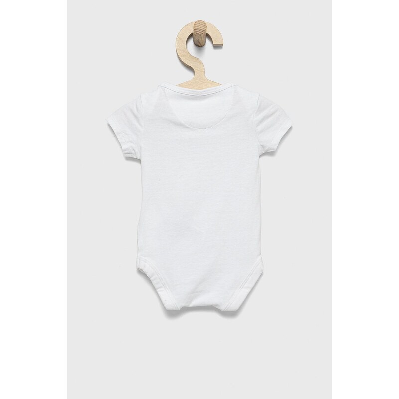 Body za dojenčka Calvin Klein Jeans bela barva