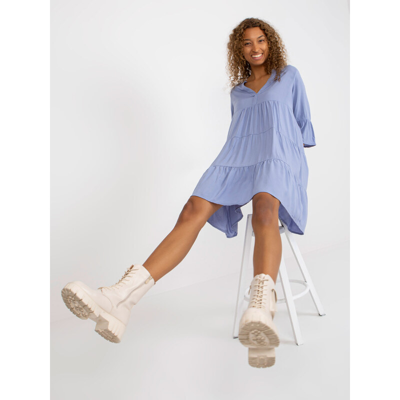 Sublevel Dress-D73761M30214A3-light blue