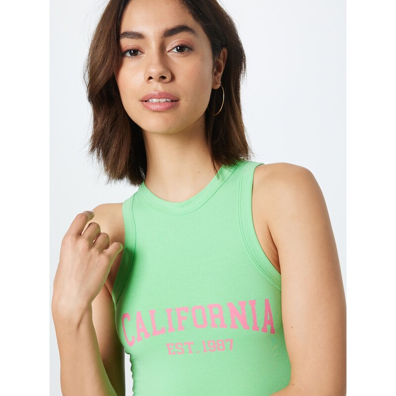 Nasty Gal Obleka 'California' jabolko / svetlo roza