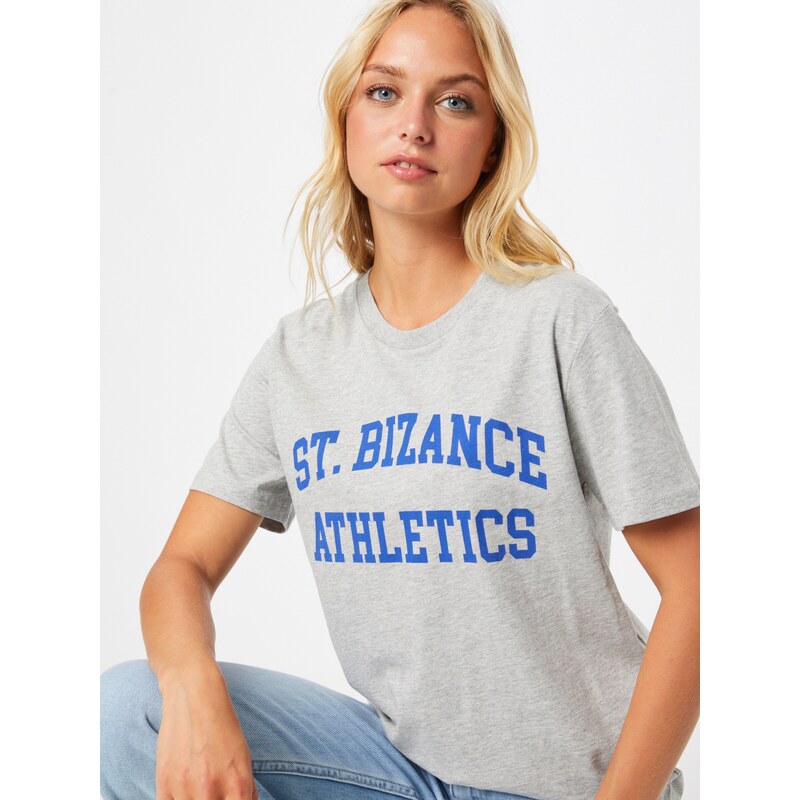 Bizance Paris Majica 'GUSTIN' modra / pegasto siva