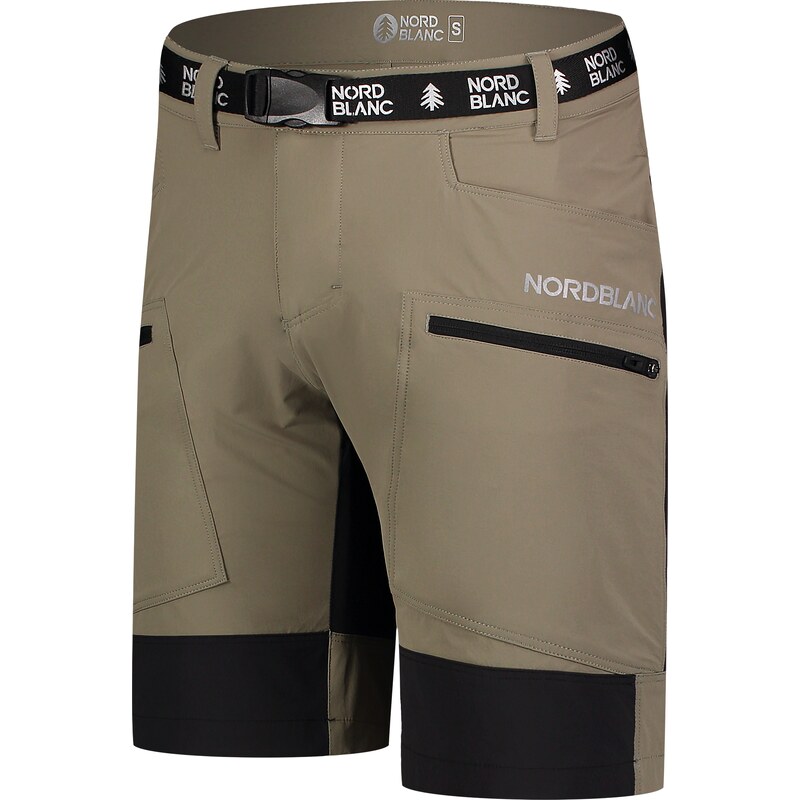 Nordblanc Bež moške outdoor kratke hlače COMBO