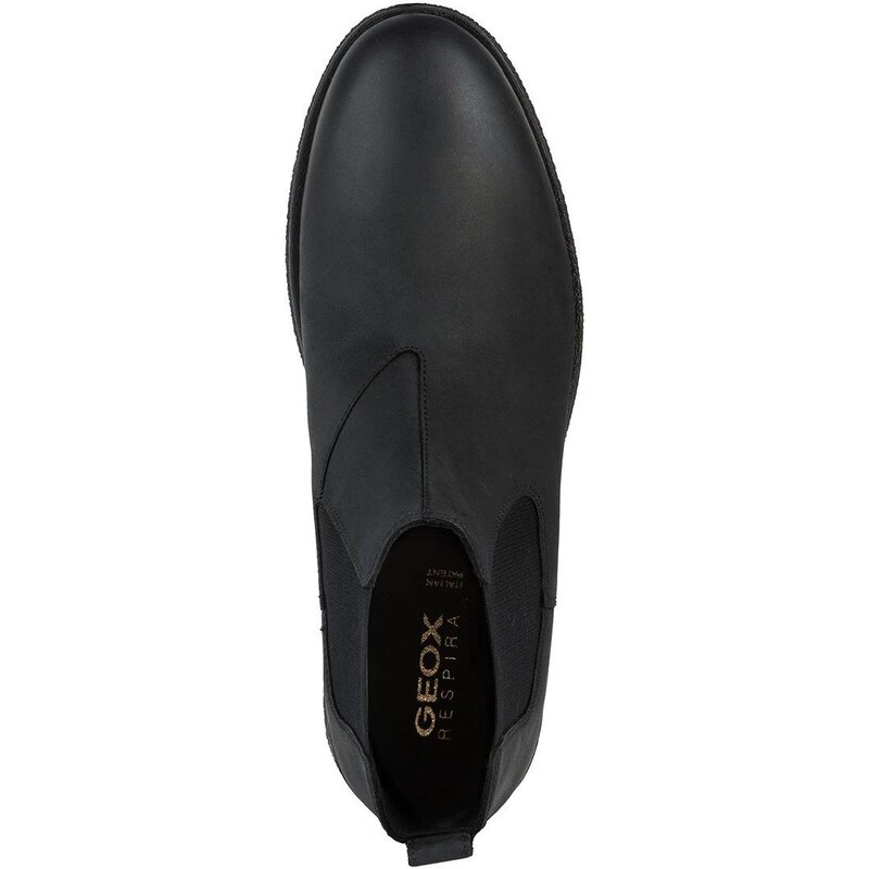 Čevlji iz semiša Geox Uomo Claudio moški, črna barva