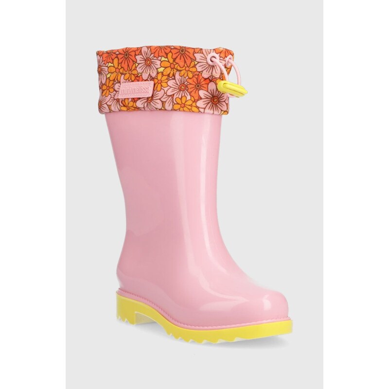 Otroški gumijasti škornji Melissa Rain Boot Iii Inf roza barva