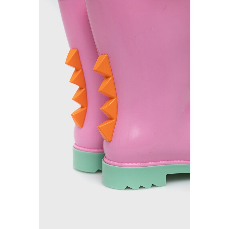 Otroški gumijasti škornji Melissa Rain Boot + Fabula Inf roza barva