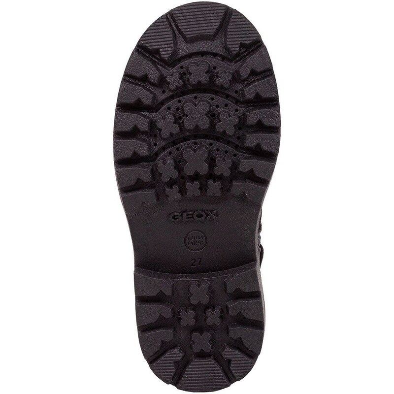 Otroški zimski škornji Geox črna barva