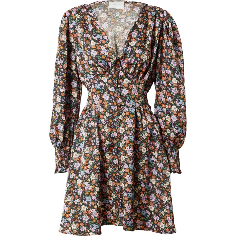 Neo Noir Dolga srajca 'Lecia' svetlo modra / oranžna / roza / črna