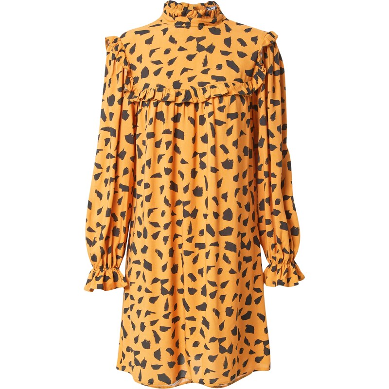 Dorothy Perkins Obleka kamela / črna