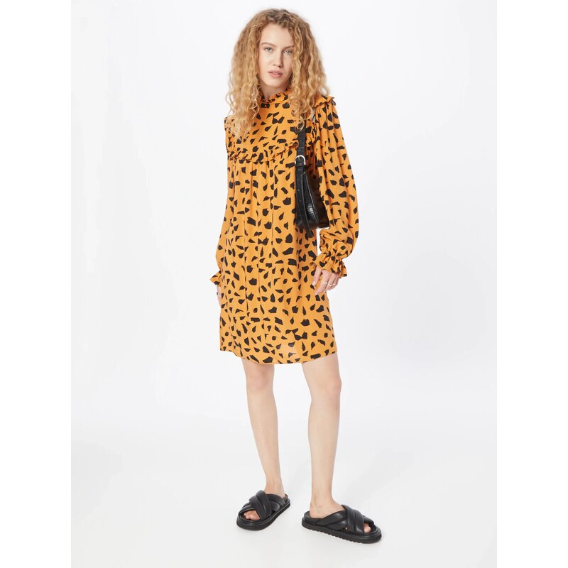 Dorothy Perkins Obleka kamela / črna