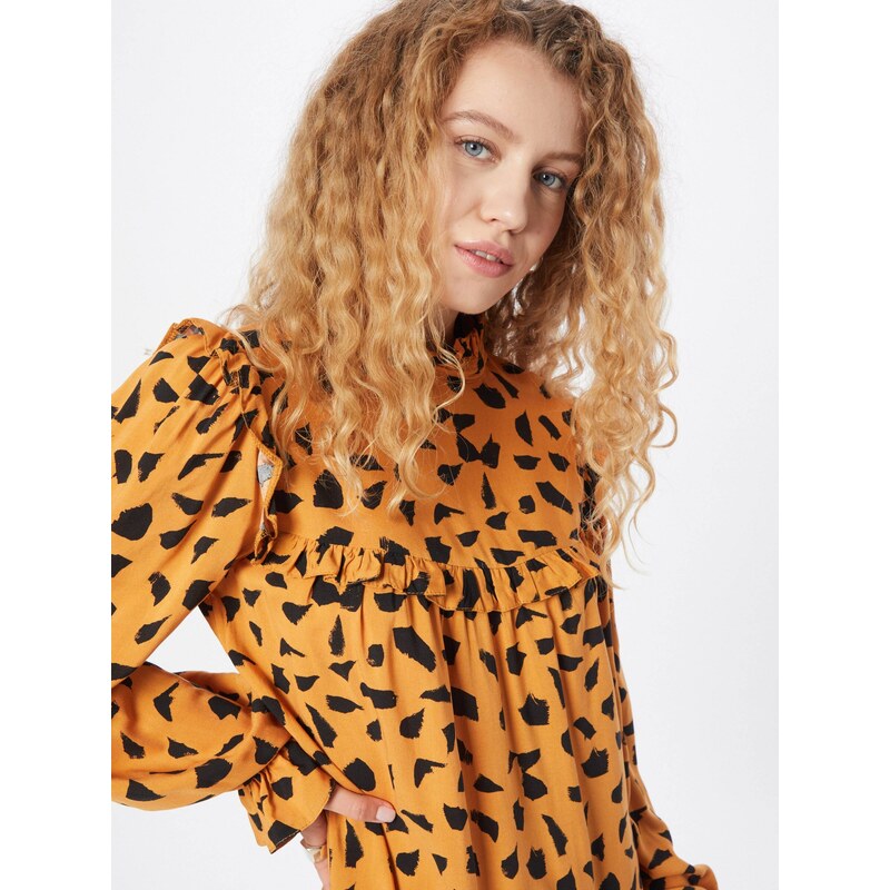 Dorothy Perkins Obleka kamela / črna