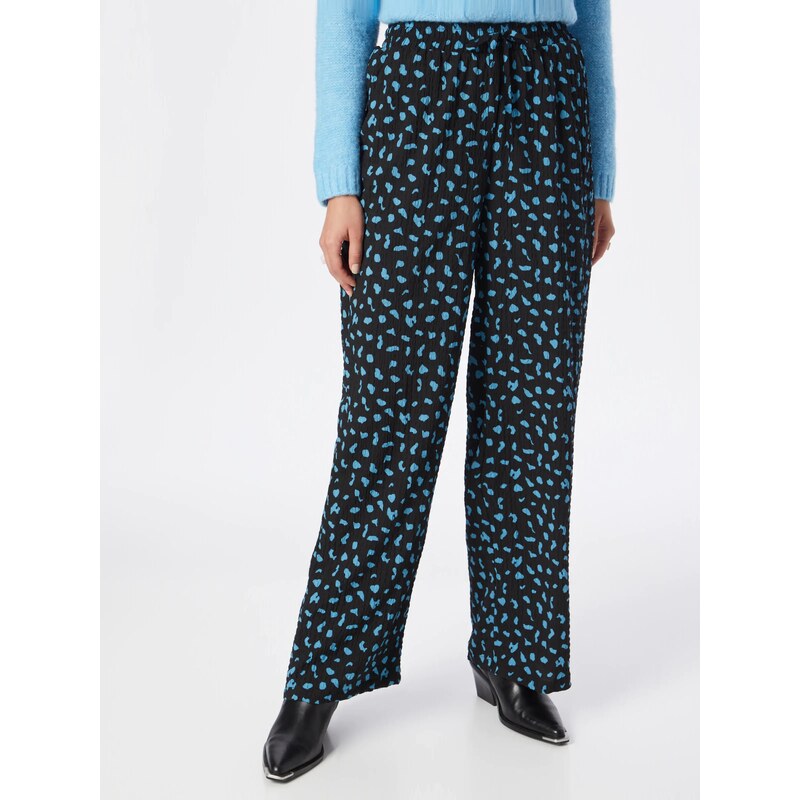 PIECES Hlače 'Anemone' nočno modra / svetlo modra