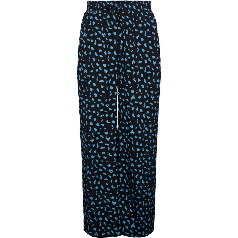 PIECES Hlače 'Anemone' nočno modra / svetlo modra