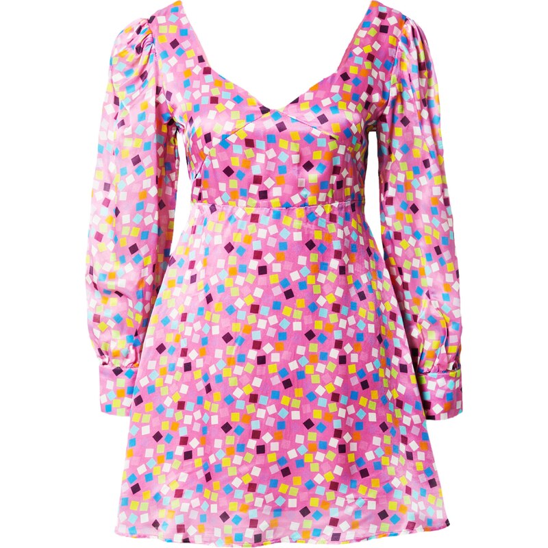 Olivia Rubin Obleka 'JOLIE' rumena / jagoda / roza / bela