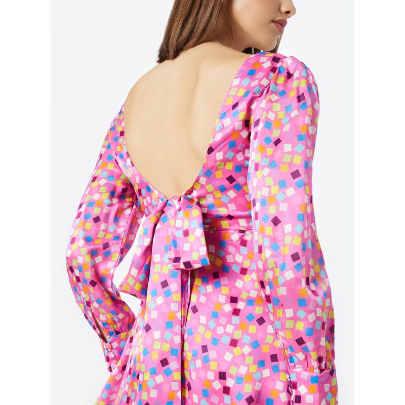 Olivia Rubin Obleka 'JOLIE' rumena / jagoda / roza / bela