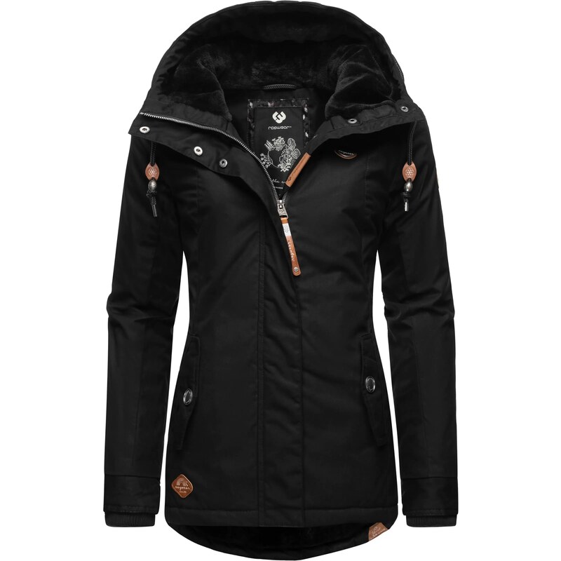 Ragwear Zimska jakna 'Monade' črna