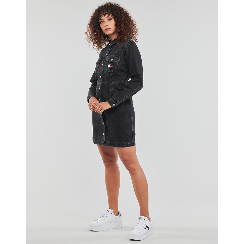 Tommy Jeans Kratke obleke SLIM DENIM DRESS CF6181 Tommy Jeans
