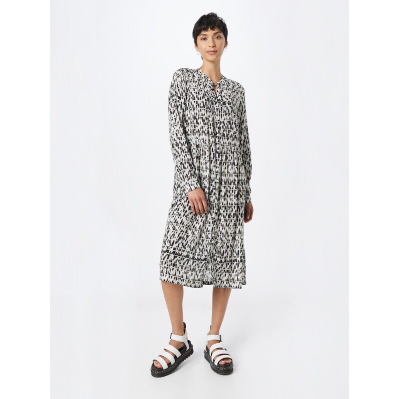 Soccx Dolga srajca črna / bela