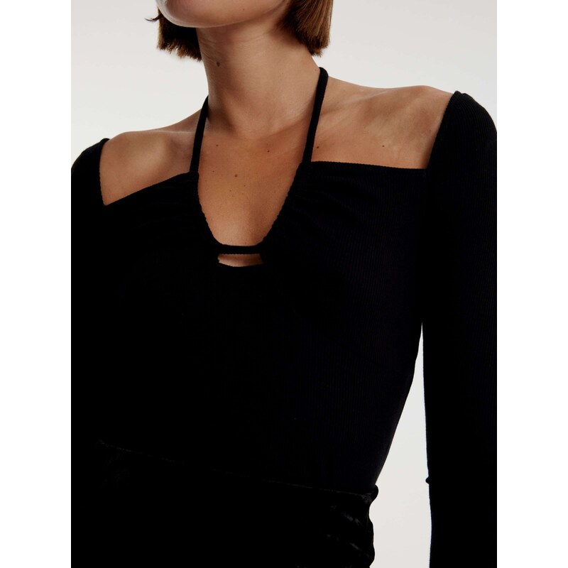 EDITED Majica 'Tardis' črna