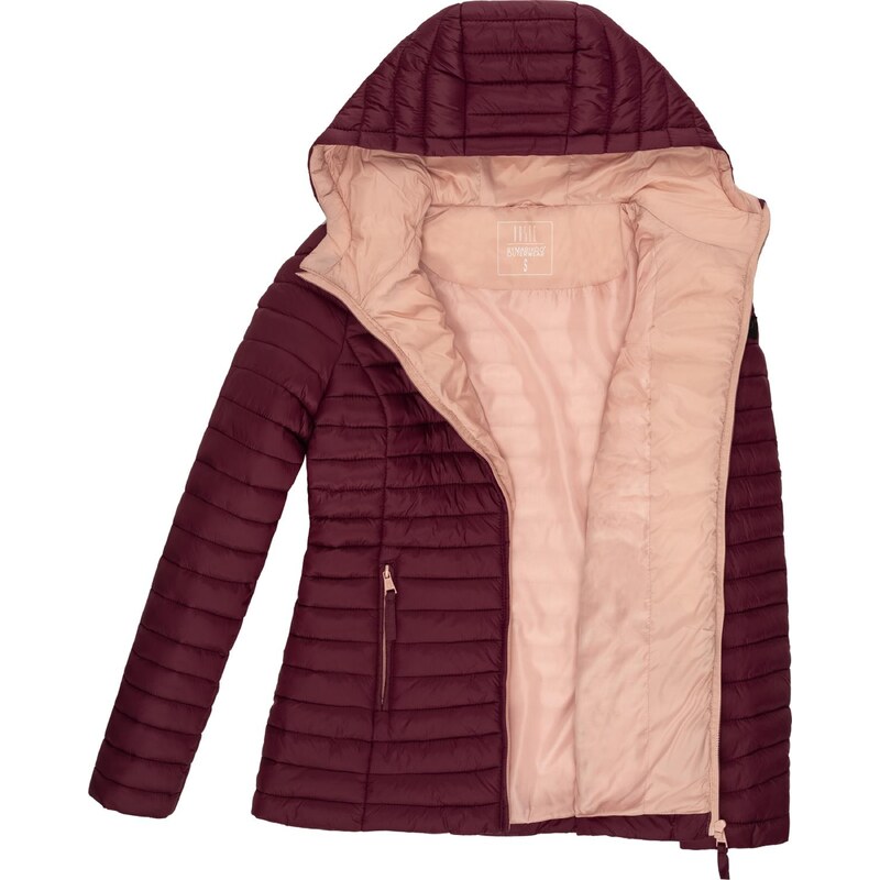 MARIKOO Prehodna jakna 'Asraa' marelica / bordo