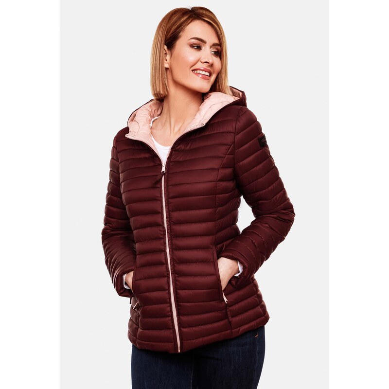 MARIKOO Prehodna jakna 'Asraa' marelica / bordo