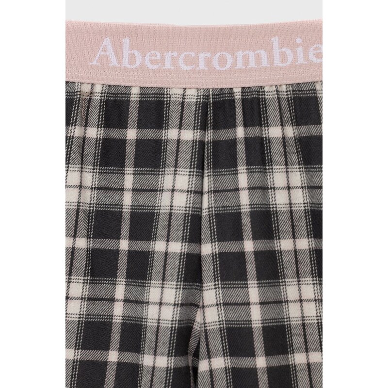 Otroška pižama Abercrombie & Fitch roza barva